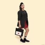 Harry Potter Hogwarts Letter Convertible Backpack & Tote Crossbody Bag LFlifestyle1 view 2